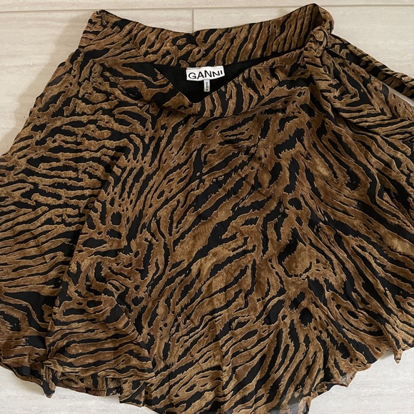 GANNI Printed Mini Skirt - Picture 5 of 5